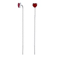 Earrings Brand Woman Sospiri in Steel Cristallo 14ER046R - 14ER046R